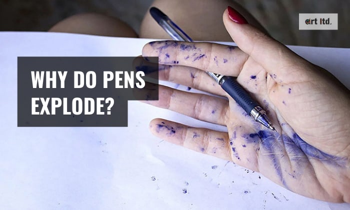 why do pens explode