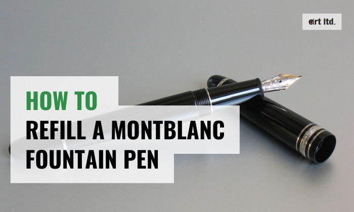 how to refill a montblanc fountain pen
