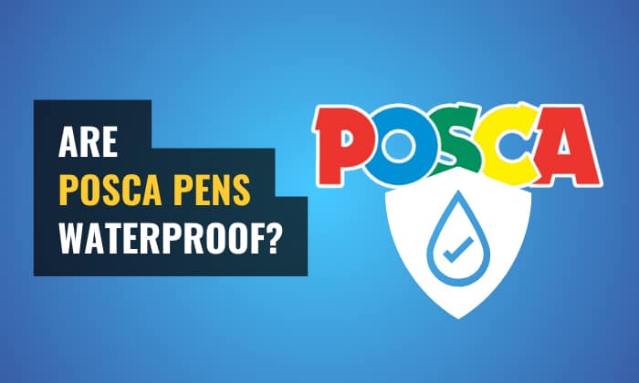 are posca pens waterproof
