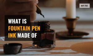 what is fountain pen ink made of