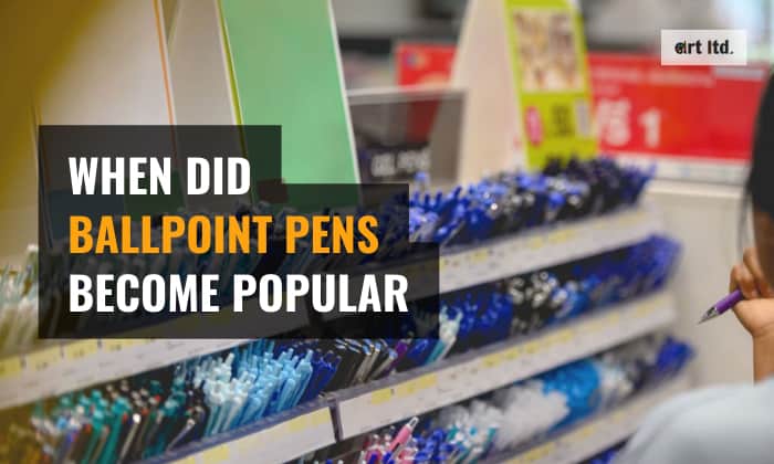 when did ballpoint pens become popular