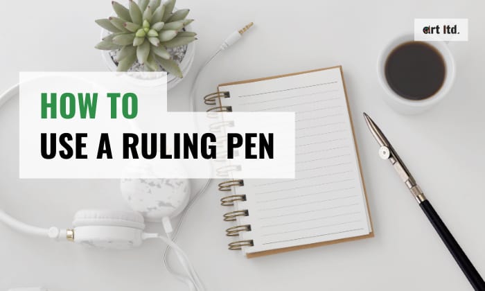 How to use a ruling pen