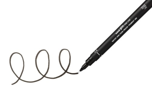 Writing-with-Fineliner-Pen