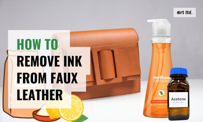 how to remove ink from faux leather