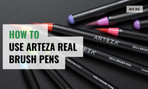 how-to-use-arteza-real-brush-pens