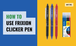 how to use frixion clicker pen
