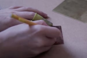 Use-a-pencil-to-draw-an-outline